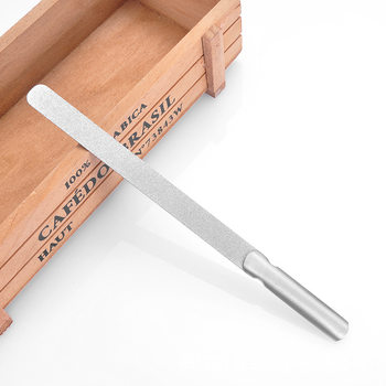 Nail File Stainless Steel Frosted Strip File Manicure Strip Nail Art Home Polishing Strip Full Set Nail Art Tool