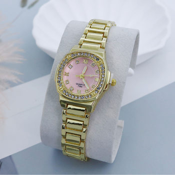 Women's New Small Dial Casual Watch Cross-Border Live Broadcast Hot-Selling Aliexpress Hot-Selling Bread-Shaped Compact Women's Watch