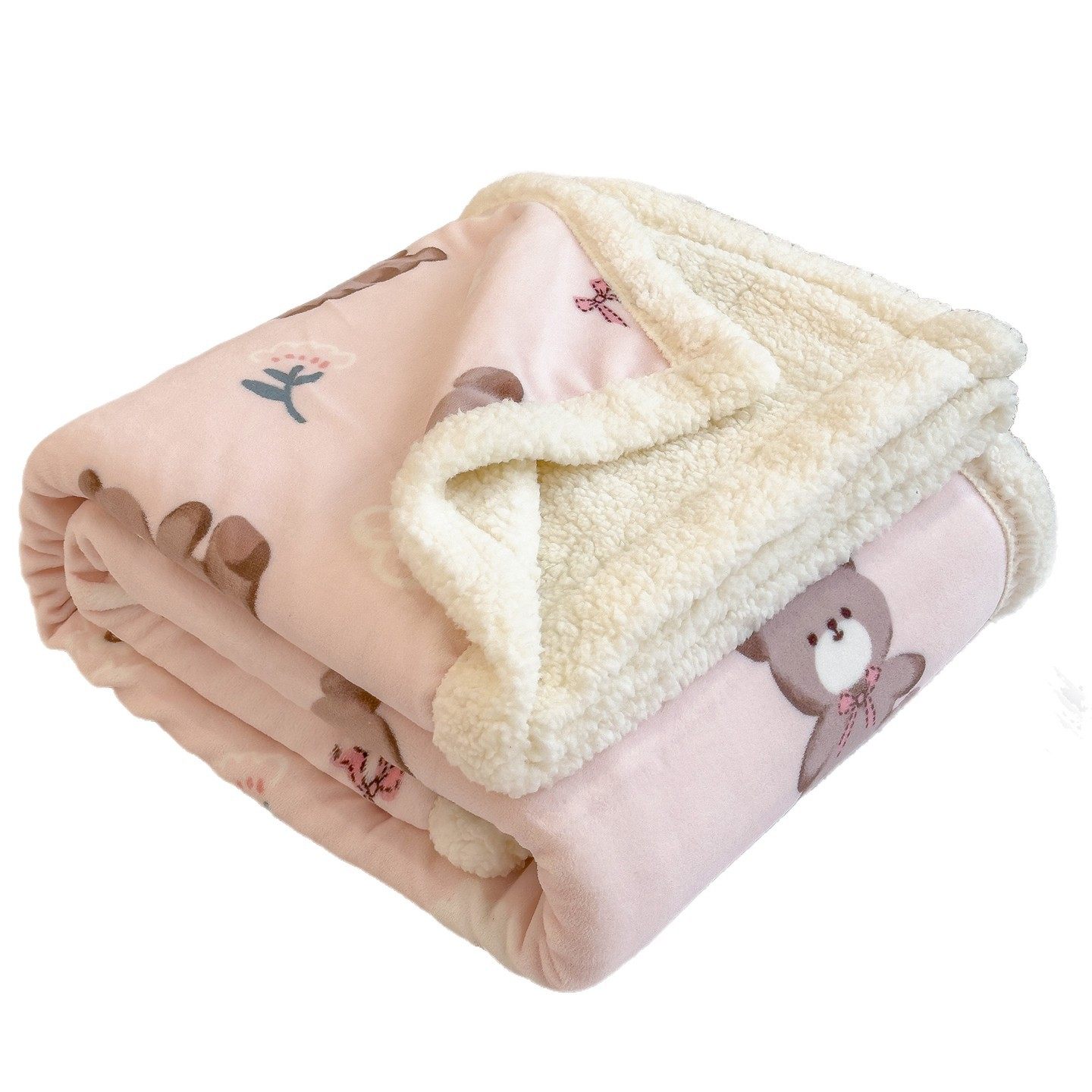 Korean-Style Ins-Style Milk Lamb Wool Blanket, Thickened and Plush, Throw Blanket for Sofa, Office, Shawl, Nap Blanket