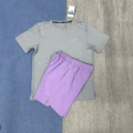 [ice silk quick dry] reflective cursor-nk set gray + purple