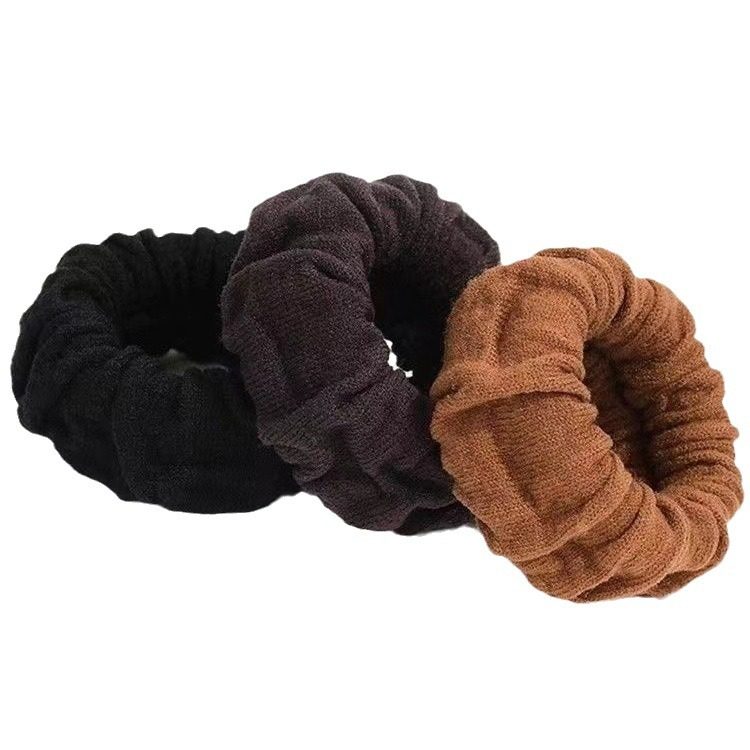 High ponytail ball hair ring thick head rope women's new autumn and winter high elastic durable seamless hair rope rubber band