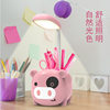 New Cartoon Creative Pen Holder desk lamp student eye protection charging night light folding hose LED lamp gift gift