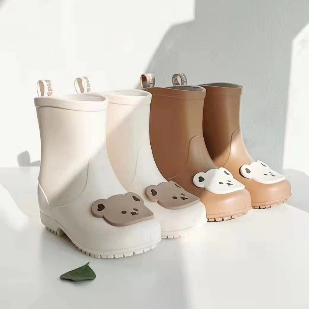 Small Size Middle Size Children's Rain Boots Rain Boots Toddler Shoes Walking Shoes Anti-slip Shoes Rubber Shoes Water Climbing Shoes Water Playing Shoes