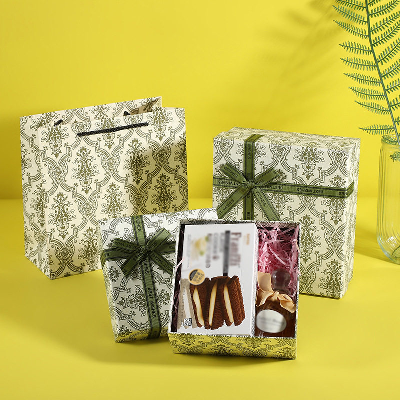 Wholesale Gift Boxes with Lids, Gift Packaging Boxes, Bow-Knot Gift Boxes, Large Empty Gift Boxes, Gift Boxes with Gold Stamping