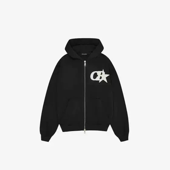 Cross-Border European and American Style Hooded Cardigan, New Autumn and Winter Cb Letter Zipper Jacket, Unisex Sweatshirt