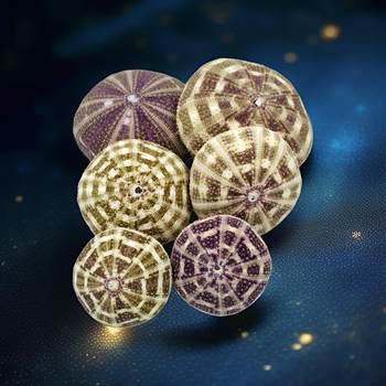 Bagua Sea Urchin Shell Natural Shell Conch Air Pineapple Bonsai Decoration Creative Gift Collection Specimen Wholesale