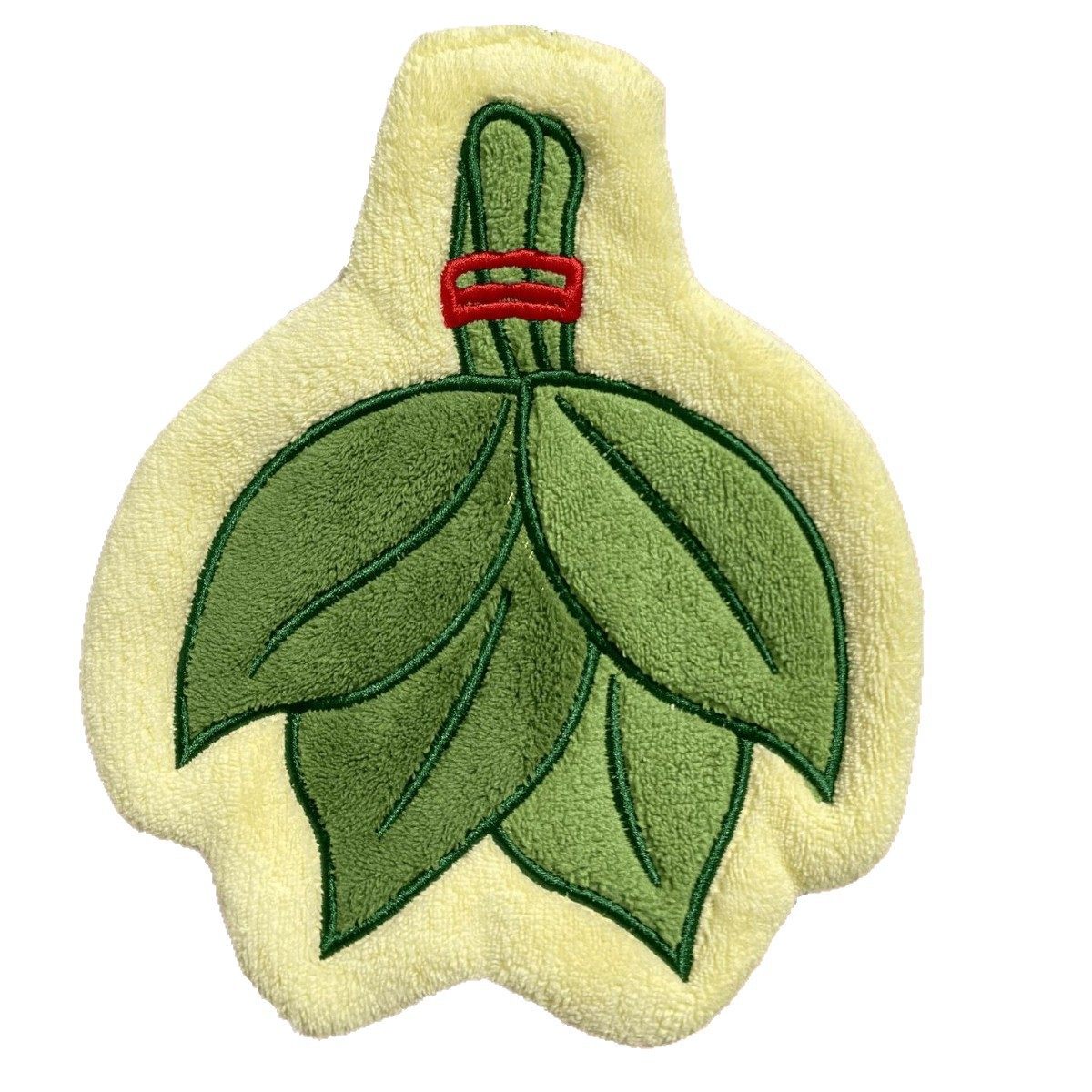 Cute Grapefruit Leaf Hand Towel Thickeneded Coral Velvet Kitchen Towel Absorbent Soft Bathroom Creative Hand Towel