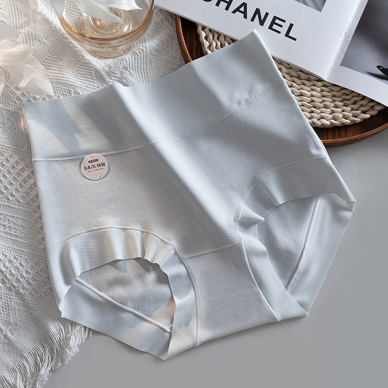 5A级新疆长绒棉高腰内裤女士纯棉大码收腹提臀无痕全棉抗菌裆跨境