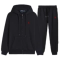 2 black zippers + red label