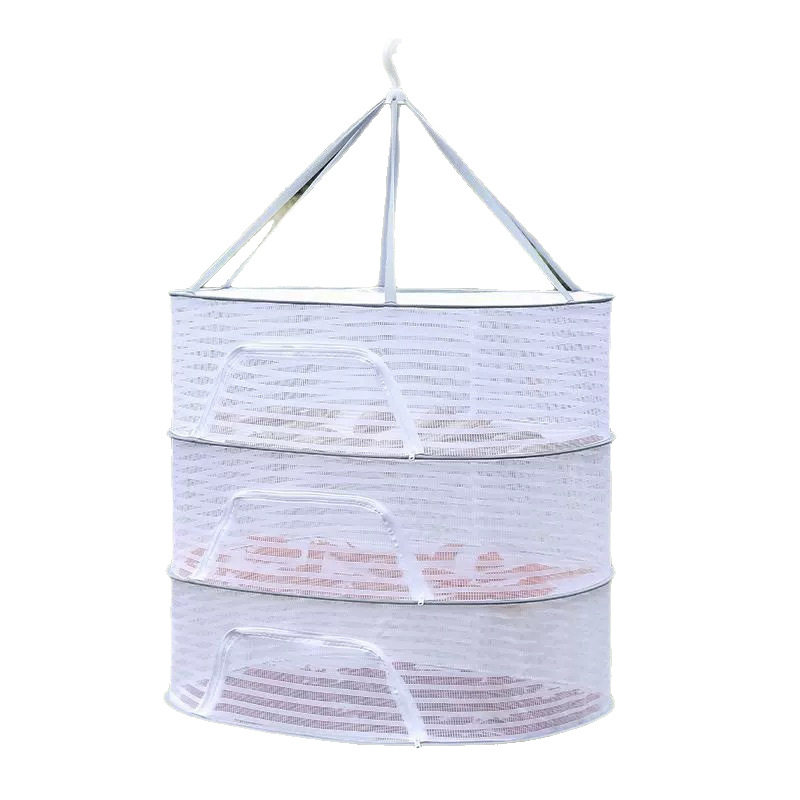 Folding Drying Rack for Home Use, Suitable for Drying Vegetables, Fish, and Dry Goods; a Magical Tool for Drying Radish, with Layered Food Drying Basket