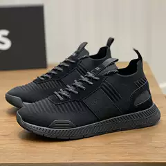 2025 New Summer Knitted Breathable Sports Shoes for Men, Low-Cut Casual and Versatile Outdoor Lightweight and Comfortable Running Shoes for Men
