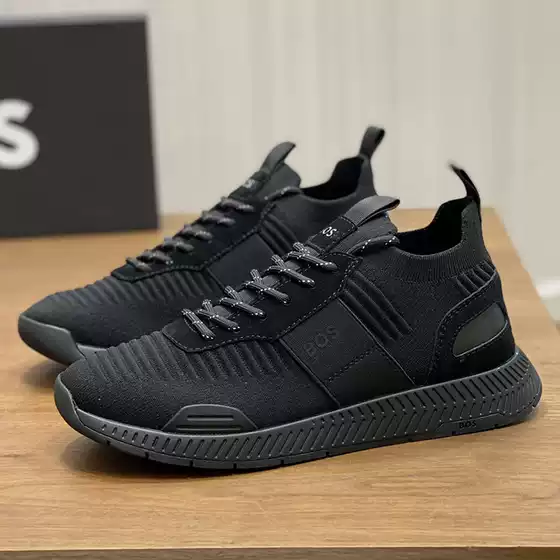 2025 New Summer Knitted Breathable Sports Shoes for Men, Low-Cut Casual and Versatile Outdoor Lightweight and Comfortable Running Shoes for Men
