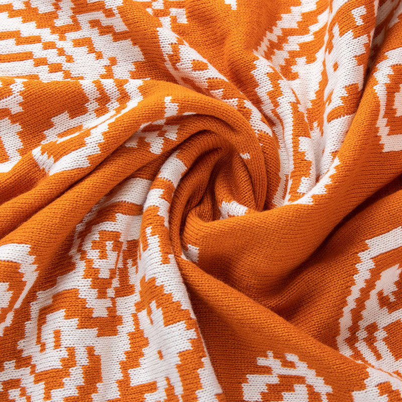 2024 new sofa blanket summer office air conditioning nap blanket knitted wool window small wool blanket