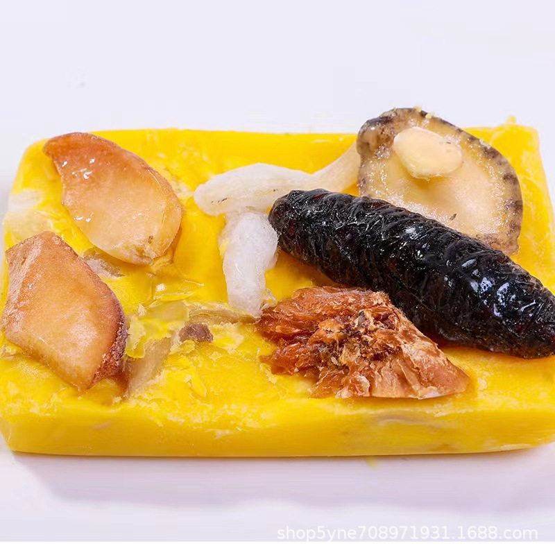 Golden Soup Thick Soup Bagged Buddha's Leap Abalone Sea Cucumber Bird's Nest Abalone Rice Frozen Seafood Cooked Food Wholesale Quick-Frozen Fresh-Locking