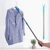 Collapsible Clothes Drying Rod for Home Use, Extendable Clothes Hanger for Dormitory, Balcony, Rental House, Durable Clothes Rack