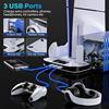 Ps5Pro/Ps5 Slim Multifunctional Charging Base Compatible with Optical Drive Version Digital Version Ps5 Controller Charging Stand