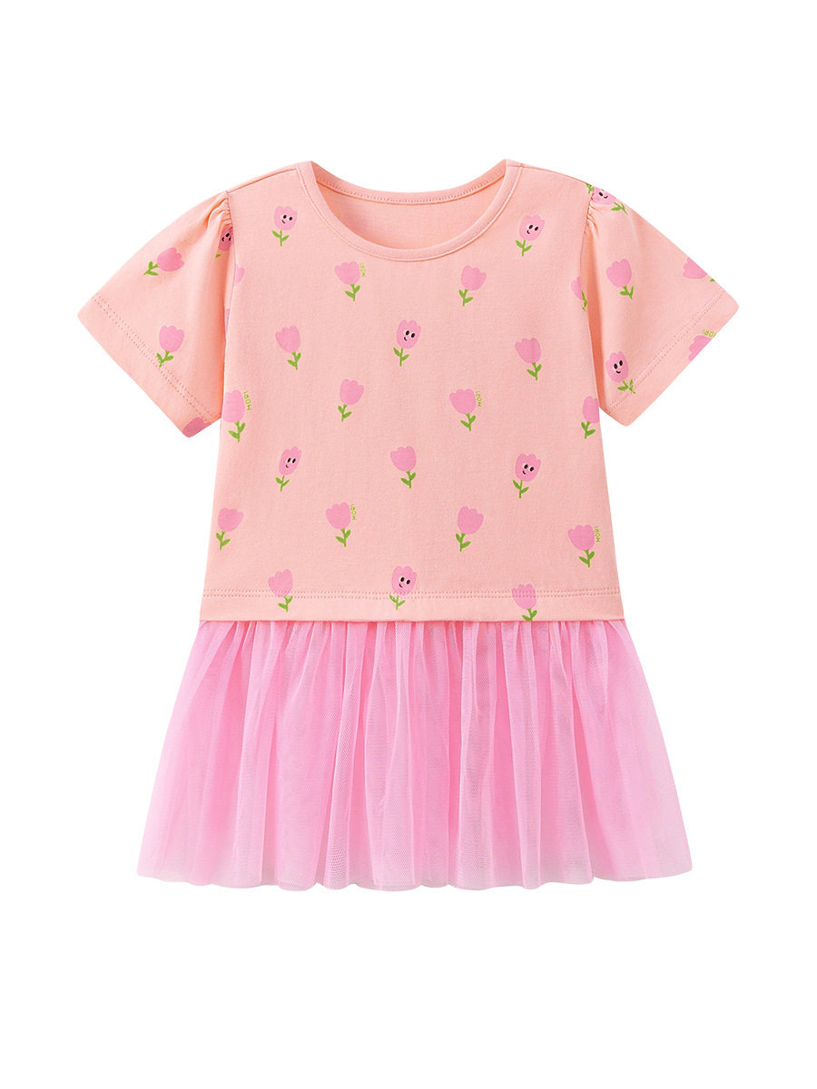 Summer Girls' Dress Wholesale, Cute Mesh Kids' Dress