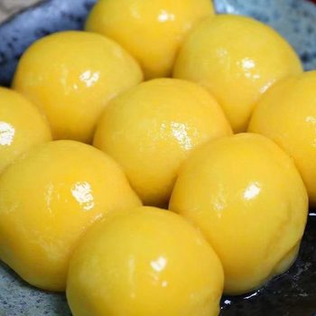 Northeastern Sticky Bean Buns, Old-Fashioned Handmade Red Bean Stuffed New Year Bean Buns, Farm Specialty Red Bean Rhubarb Rice Flour Sticky Bean Buns L