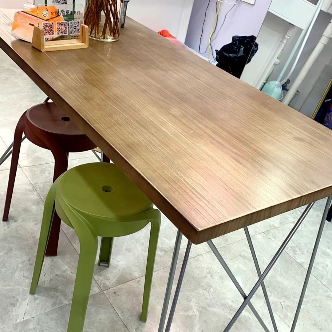 电脑桌北欧实木工作台简约办公桌桌子书桌实木电脑桌工作台直播桌