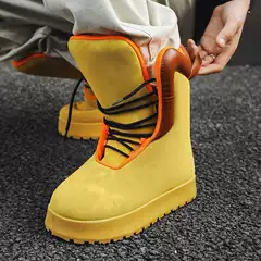 New Arrival Streetwear Oversized Chunky Snow Boots with Thick Sole, Ultralight & Height-Increasing Design