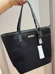 Waterproof Tote Bag Black Shoulder Bag Women's Large Capacity Thick Foreign Trade Original Shoulder Bag Dumpling Bag Commuting to Work