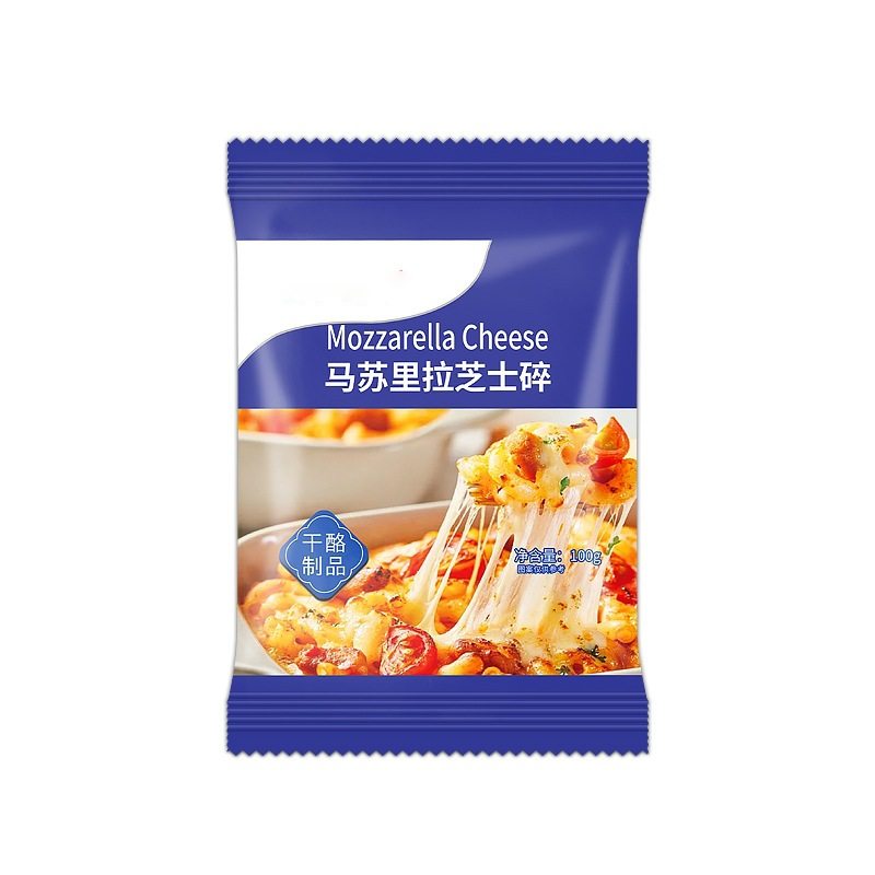 Shredded Mozzarella Cheese for Home Use, Milky Cheese Strips, Cheese Baking Ingredients, Commercial Cheese Shreds