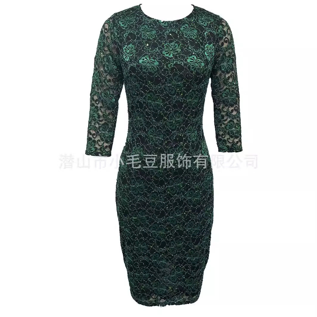 Lace Detachable Chiffon Dress Irregular Hem Elegant Design Spring Summer Perfect for Bridesmaids Wholesale Available