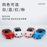 Zhongyuanxing 1/32 легкосплавная модель автомобиля Mazda MX5 с откидывающимся звуком и светом, игрушечный автомобиль Roadster в штучной упаковке
