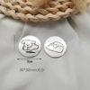 Cross-border comic exhibition cute 30 can be set box packaging titanium steel decision coin gift double-sided lettering commemorative wholesale