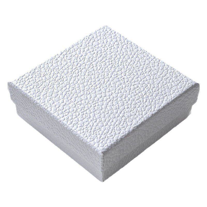 Textured High-End Jewelry Packaging Box Necklace Bracelet Ring Box Lid and Base Earring Bracelet Jewelry Storage Box
