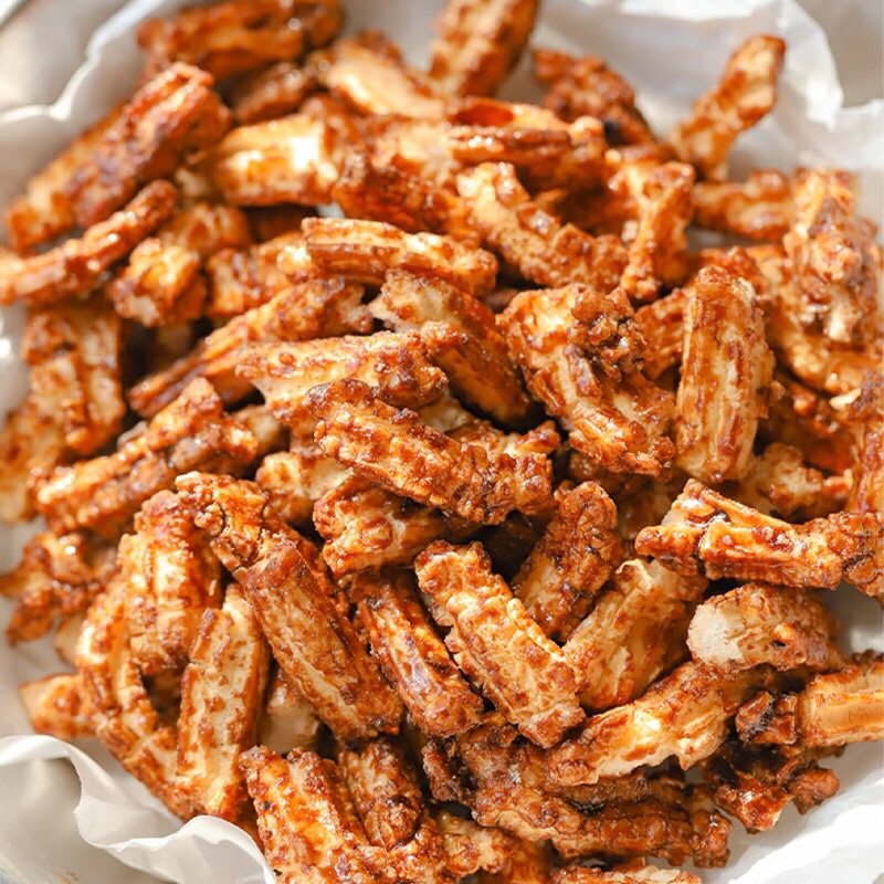 Two Daughters' Dirty Rice Cake Strips Brown Sugar Flavor Crab Roe Flavor Internet-Famous Office Casual Snacks Wholesale