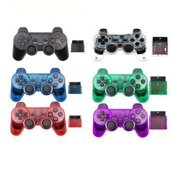 Factory in stock P2 handle double vibration 2.4g wireless support P2 transparent wireless gamepad color transparent