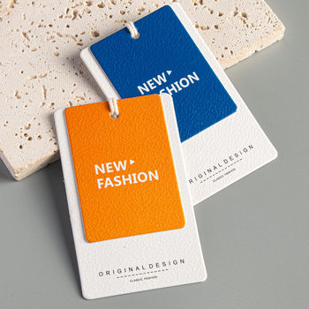 High-grade clothing tag making Roland pattern listing logo women's clothing manufacturers label elevator design in stock