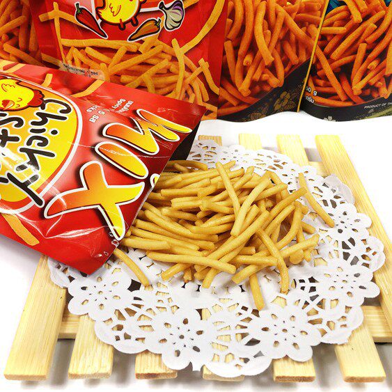 Imported from Thailand Vfoods Mix Crispy Strips 75g Mimi Strips Puffed Snacks Casual Snacks Internet Celebrity French Fries Gift