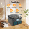 Cross-Border Portable Cd Player, Rechargeable Boombox Cd Player with Bluetooth Fm Radio, Portable Audio