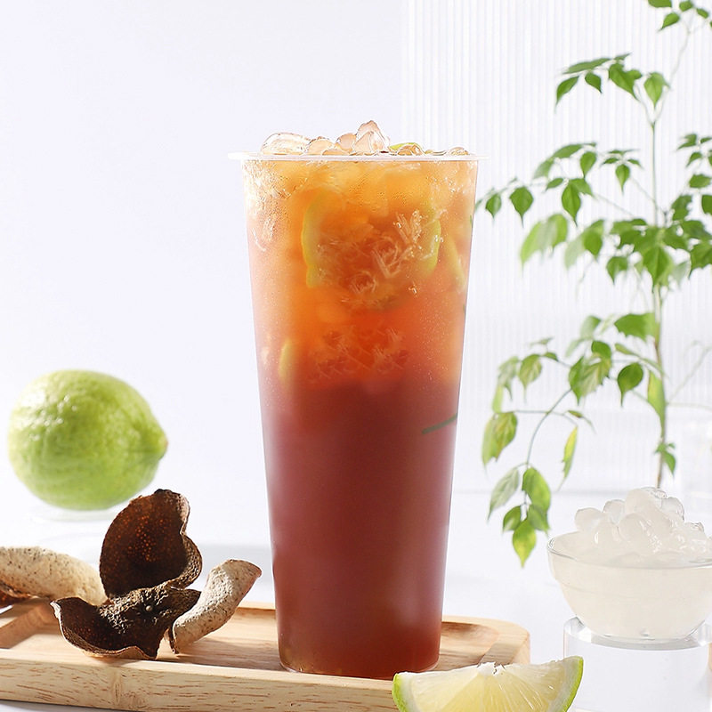 Customized Passion Fruit Longjing Tea Solid Beverage Milk Tea Shop Beverage Special Raw Material Brewing Tea Powder Source Factory