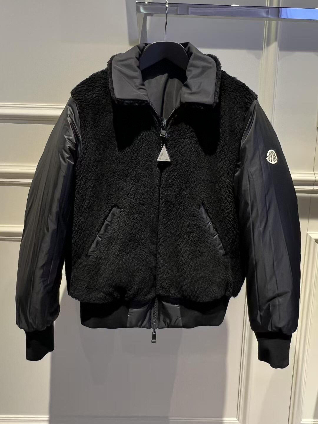 25 Years Autumn and Winter New Casual Fashion Sleeve Logo Reversible down Jacket Jacket Jacket Top