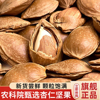 Original Almond Nut Official Flagship Store No Additives Beginner's Thin Shell Open Almond Kernel Small White Almond Snacks