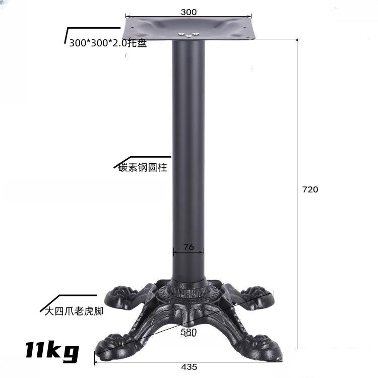 美式复古实木方形桌椅组合咖啡厅奶茶店甜品店西餐厅清吧商用桌子