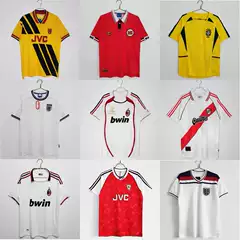 soccer Retro Arsenal AC Milan River Bed Football Jersey Brazil Norway England Football Clothes