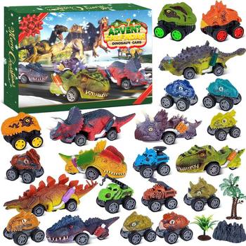 Cross-border Hot Selling Christmas Countdown Dinosaur Blind Box Advent Calendar diy Tyrannosaurus Rex Dinosaur Toy Set