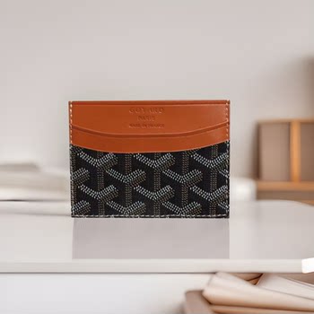 2025 New Goyard Dog Teeth Goya Card Bag for Men and Women Exquisite Fashion Coin Card Holder with Two-layer Cowhide