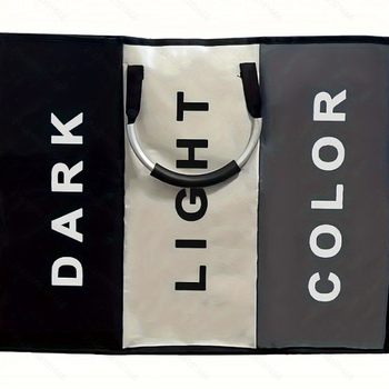 Cross-Border Amazon Fabric Portable Dirty Clothes Storage Bag Large Oxford Cloth Dirty Clothes Basket Foldable Toy Storage Bag