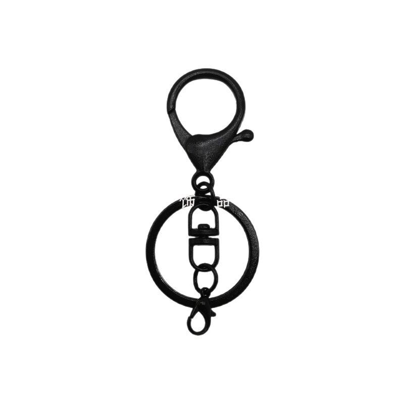 Color paint zinc alloy lobster clasp 8 word 3 piece set DIY jewelry buckle accessories toy hook key chain 3 piece set