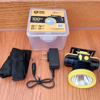 led Headlight Strong Light Rechargeable Head-mounted Flashlight Lightweight Small Long Battery Life Lithium Battery Miner's Lamp Street Stall Headlight Wholesale