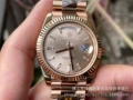 Rose gold double log