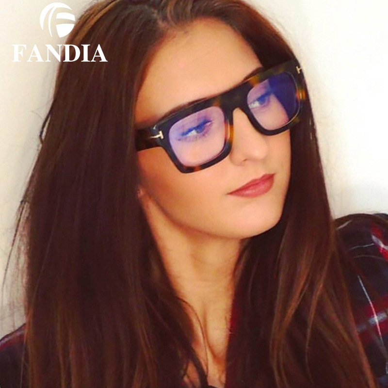 95167 Cross-Border Export New Anti-Blue Light Large-Frame Optical Frame European and American Fashionable Men's and Women's Glasses Frame for Women