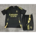 2425 short sleeve real madrid black gold