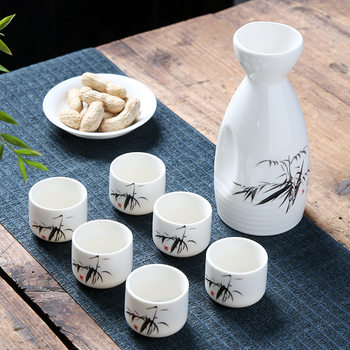 Ceramic wine set Japanese sake wine set wine glass wine manufacturers wholesale