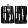 Stainless Steel Grill Bbq Set Portable Bagged Outdoor Barbecue Tool 6-Piece Set Outdoor Portable